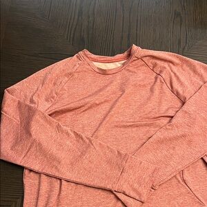 Nike Women's Heathered Coral Long Sleeve Jersey